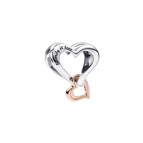 Charm Pandora Corazón Infinito en Filigrana en Dos Tonos - Charm Universo