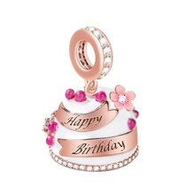 Cargar imagen en el visor de la galería, Charm Tarta Cumpleaños "Happy Birthday" - Charm Universo