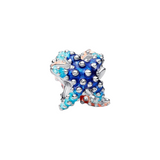 Pandora Mini-Charm mit buntem Seestern-Anhänger aus Sterlingsilber
