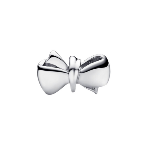 Charm Pandora Nœud Scintillant en Argent Sterling 925 avec Oxyde de Zirconium