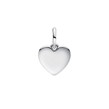 Cargar imagen en el visor de la galería, Charm Pandora Colgante Grabable Corazón Amor – Plata de Primera Ley