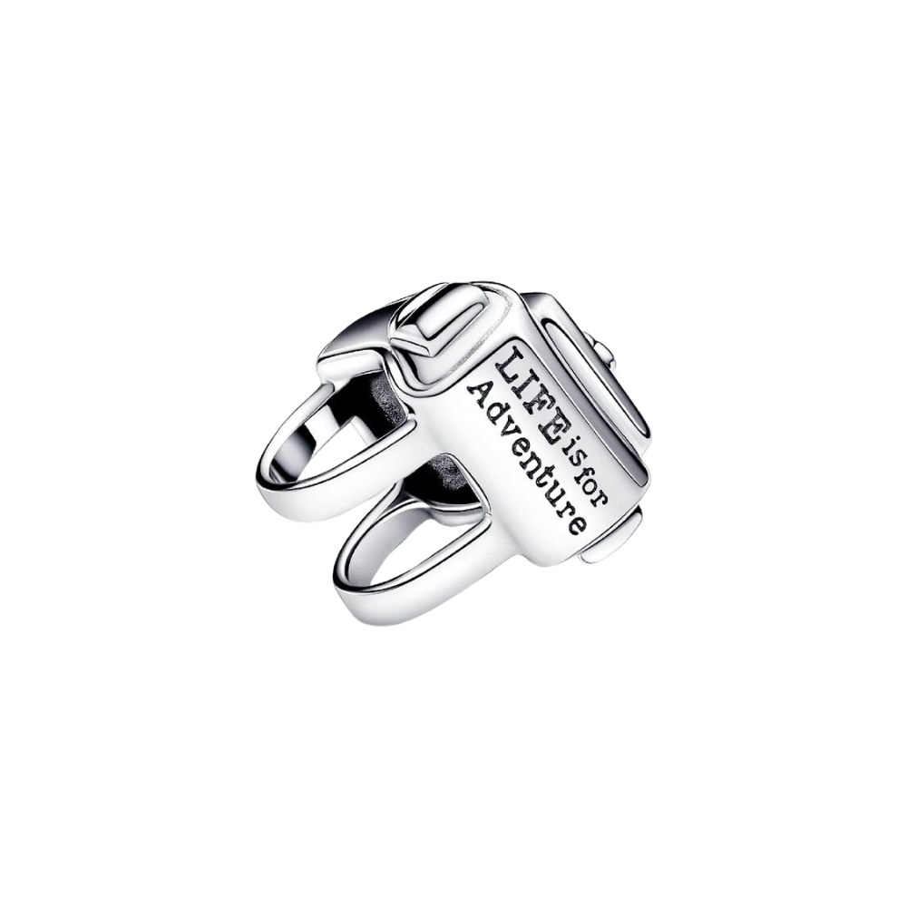 Charm Pandora Mochila Aventuras en Plata de Primera Ley