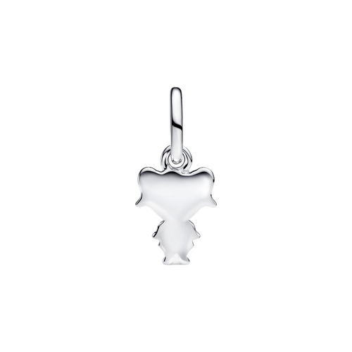 Pandora Happy Girl Charm-Anhänger, 925 Sterlingsilber mit 14 Karat Goldauflage