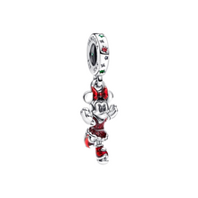 Charger l'image dans la galerie, Charm pendentif Pandora Minnie Mouse en patinage Disney en argent sterling 925