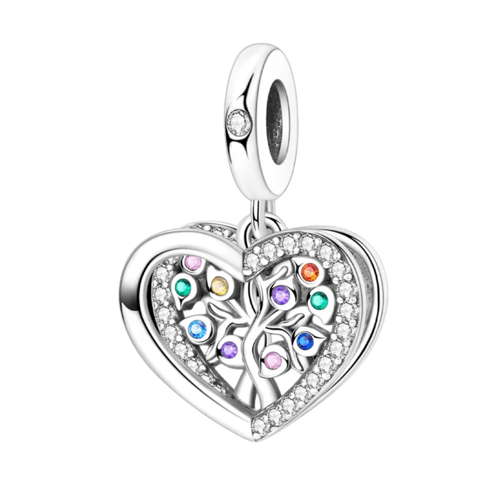 Charm Árbol de la Vida con Piedras de Colores - Charm Universo