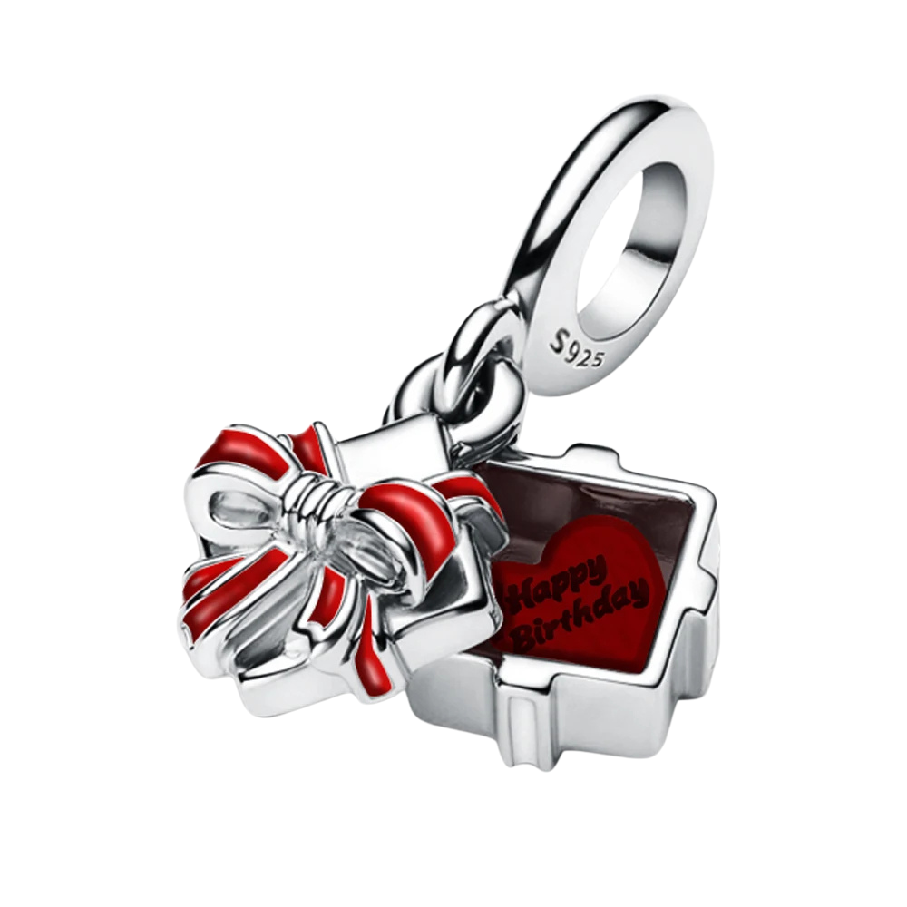 Coffret Charm Anniversaire avec Coeur "Joyeux Anniversaire" - Charm Universe