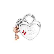 Charger l&#39;image dans la galerie, Charm cadenas Disney Mickey et Minnie Mouse - Charm Universe