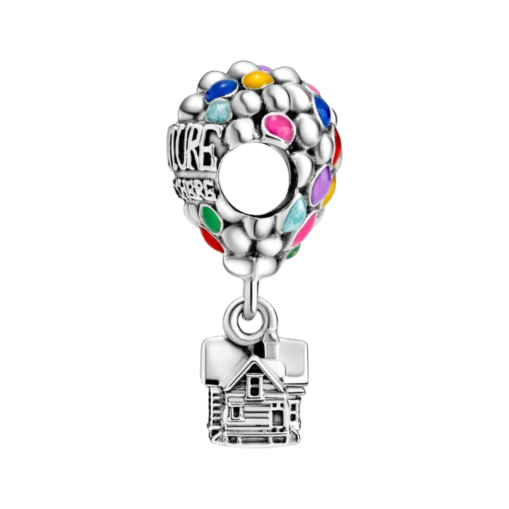 Disneys „Oben“-Charm mit Haus und Luftballons – Charm Universe