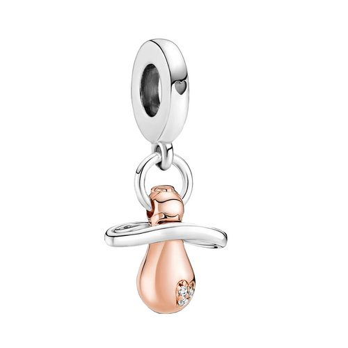 Charm pendentif tétine Pandora pour bébé - Charm Univers