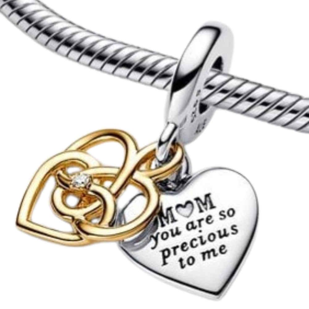 Charm Colgante Doble Grabable Mama - Charm Universo