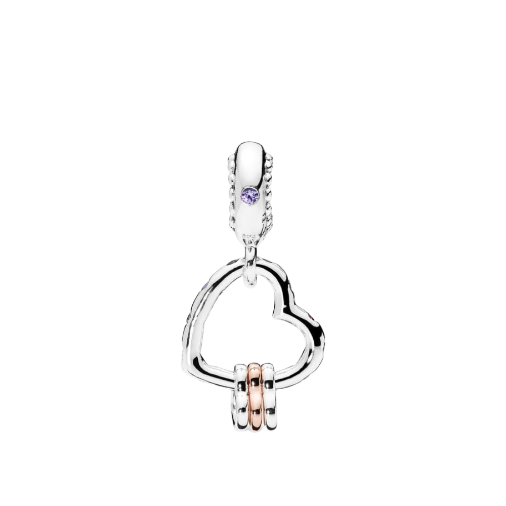 Pendentif Charm Coeur Plein de Coeurs - Charm Universe