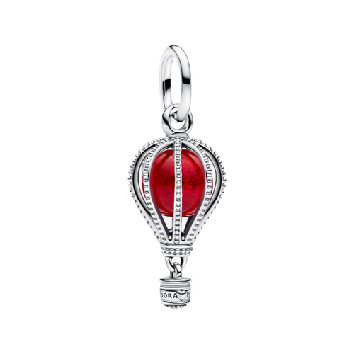 Charm Pandora Colgante Globo Aerostático de Cristal Murano y Plata de Ley 925