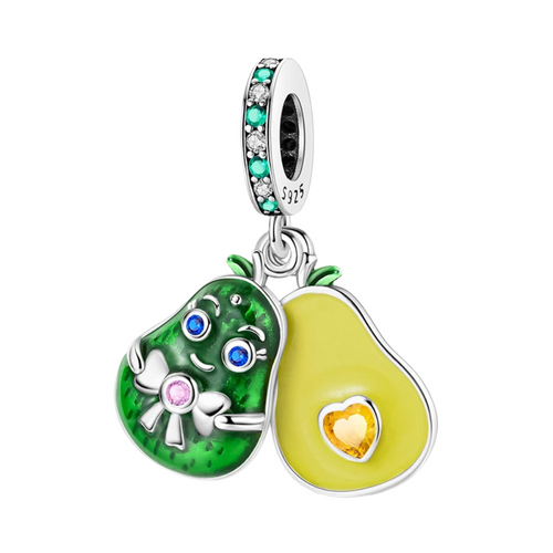 Pendentif Charm Demi Avocat Amoureux - Charm Universe