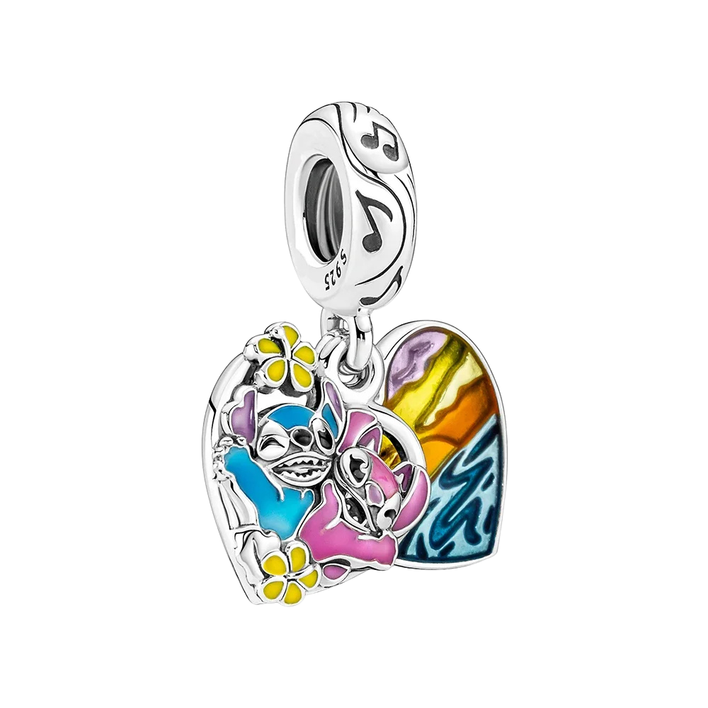 Stitch &amp; Angel Charm-Anhänger: Tropische Liebe - Charm Universe