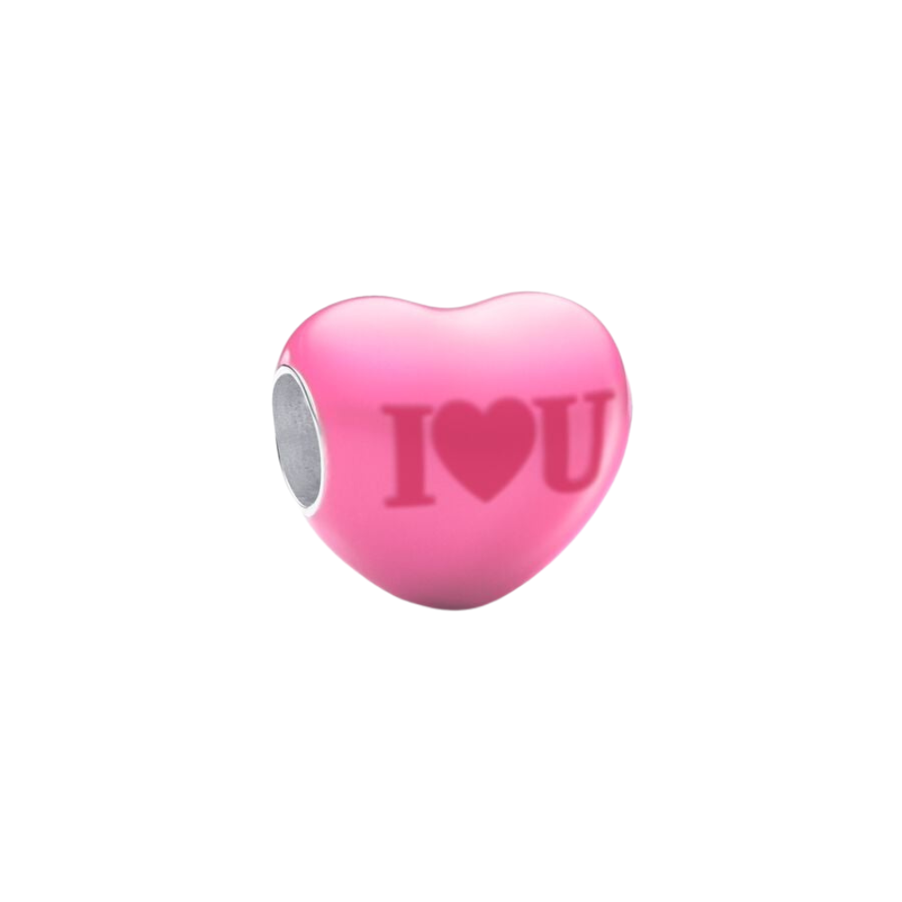Charm Pandora Corazón Mensaje Oculto que Cambia de Color - Charm Universo