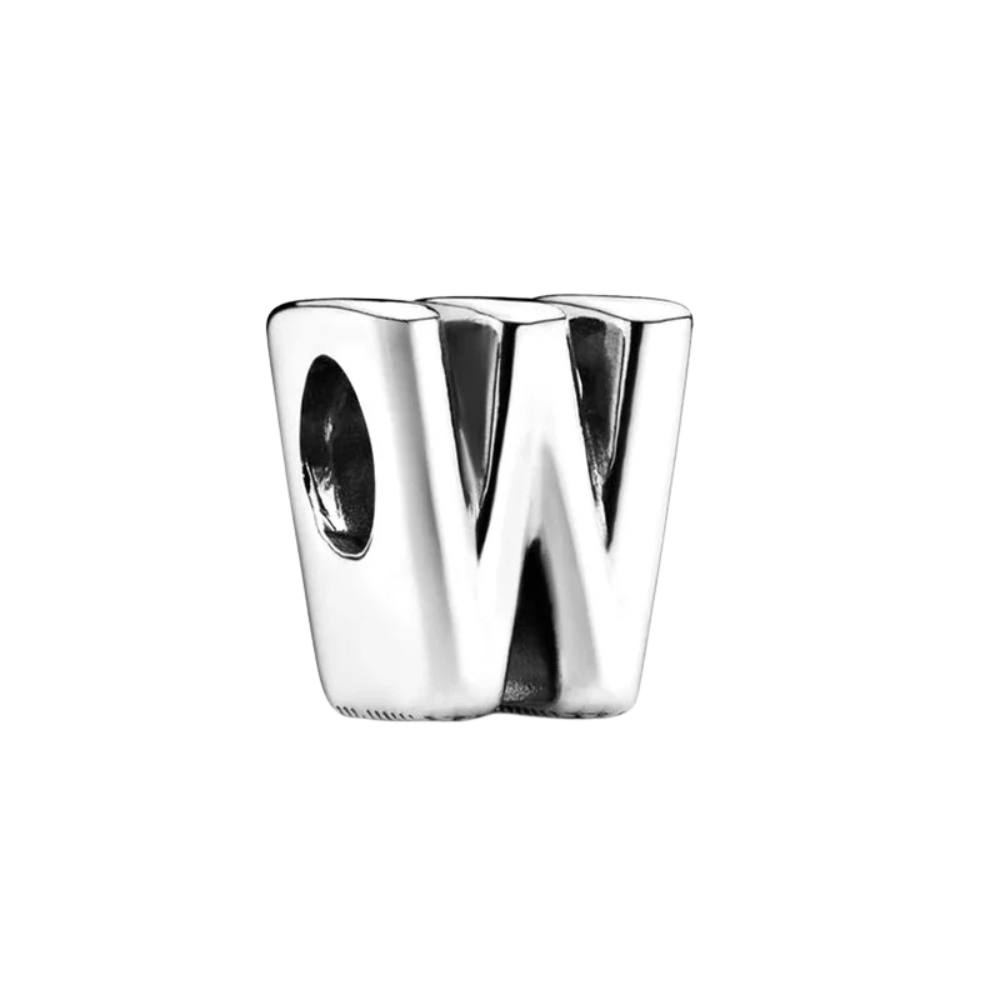 Charm Letra "W" - Charm Universo