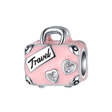 Load image into Gallery viewer, Charm Maleta de Viaje &quot;Travel&quot; Rosa - Charm Universo