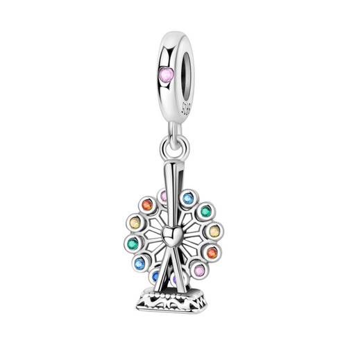 Charm Grande Roue Brillante avec strass colorés - Charm Universe