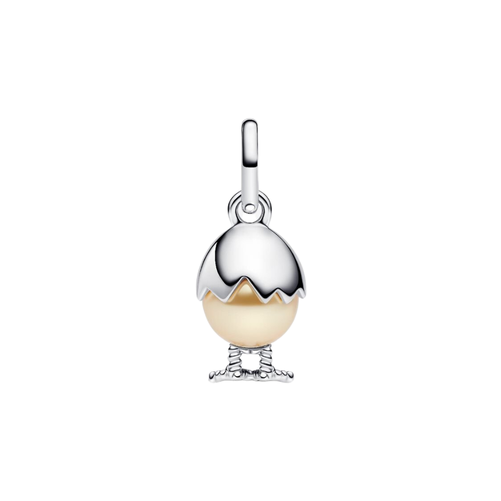 Charm Pandora Colgante Huevo de Pascua – Plata de Ley 925 con Detalles Decorativos