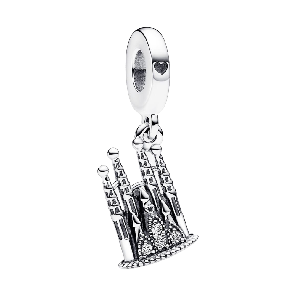 Charm Pandora Colgante Monumento Barcelona en Plata de Ley 925