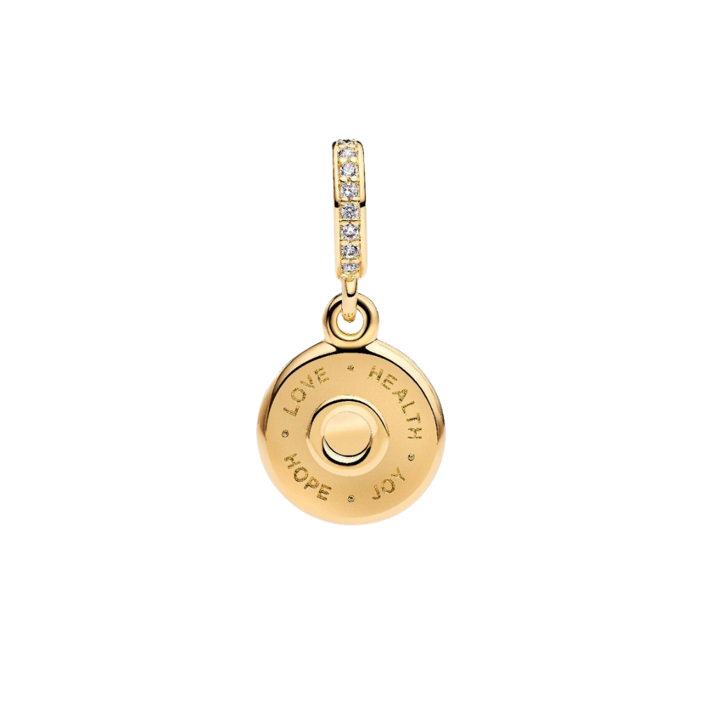 Charm Pandora Colgante Tarta de Cumpleaños Feliz en Color Oro
