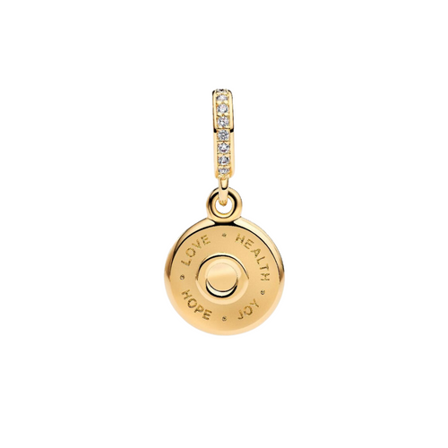 Charm pendentif Pandora Joyeux anniversaire en or
