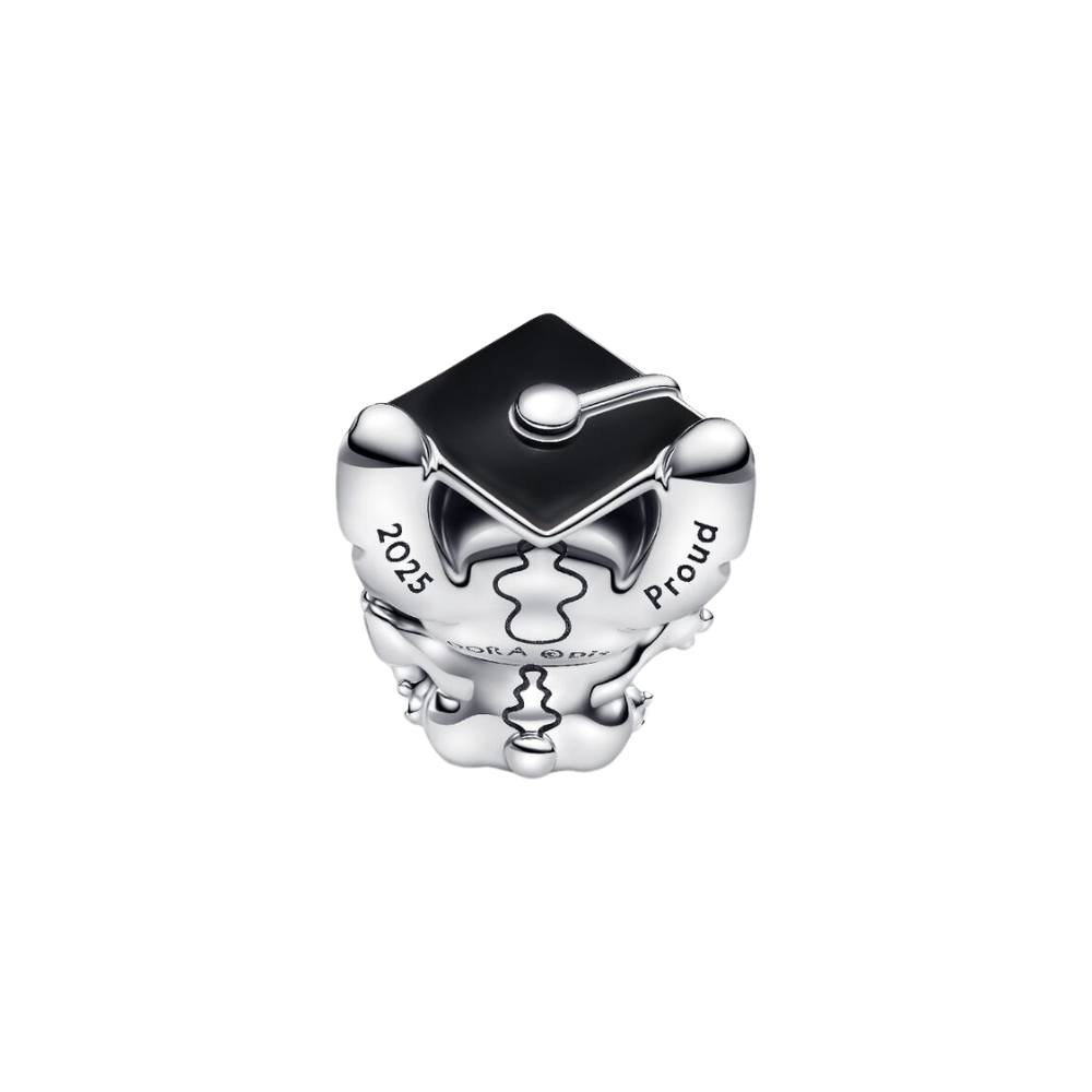 Pandora Disney Stitch Graduation 2025 Charm – Offizielles 925 Sterling Silber