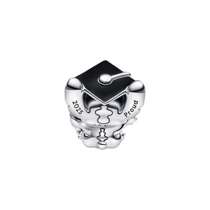 Charm Pandora Disney Stitch Graduación 2025 – Plata de Ley 925 Oficial