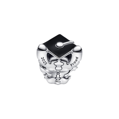 Charm Pandora Disney Stitch Graduation 2025 – Argent sterling 925 officiel