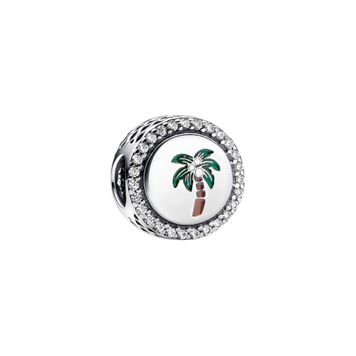 Charm Pandora Palmera Grabable en Plata de Ley 925