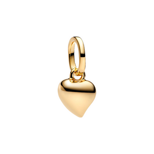 Mini Charm Pandora ME Corazón – Recubrimiento en Oro de 14k, Estilo Personalizable