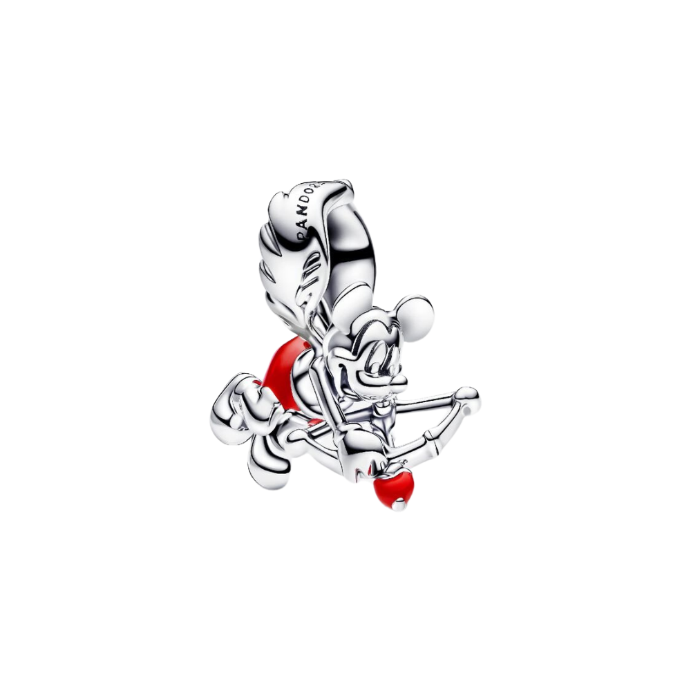 Charm Pandora Cupido Mickey Mouse Disney – Plata de Ley 925, Edición Especial