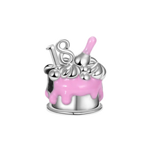 Load image into Gallery viewer, Charm Tarta Cumpleaños  18 Años - Charm Universo