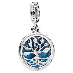 Charm Colgante Pandora Árbol del Infinito Brilla en la Oscuridad Plata de Ley 925