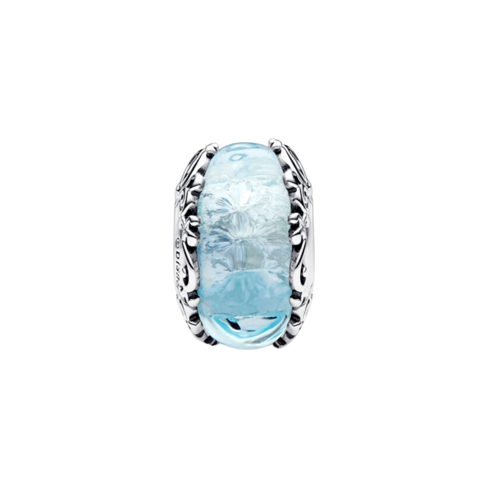 Charm Pandora Disney Cenicienta – Cristal de Murano Azul en Plata de Ley 925