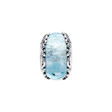 Cargar imagen en el visor de la galería, Charm Pandora Disney Cenicienta – Cristal de Murano Azul en Plata de Ley 925