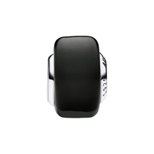 Cargar imagen en el visor de la galería, Mini Charm Pandora Cristal de Murano Negro – Plata de Ley 925