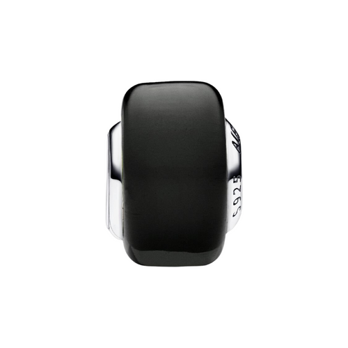 Mini Charm Pandora Cristal de Murano Negro – Plata de Ley 925