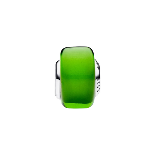 Mini Charm Pandora Murano Verde – Plata de Ley 925