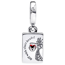 Cargar imagen en el visor de la galería, Charm Pandora Colgante Doble Reina de Corazones de Disney en Plata de Primera Ley