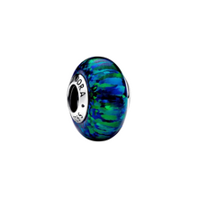 Cargar imagen en el visor de la galería, Charm Pandora Verde Opalescente – Plata de Primera Ley