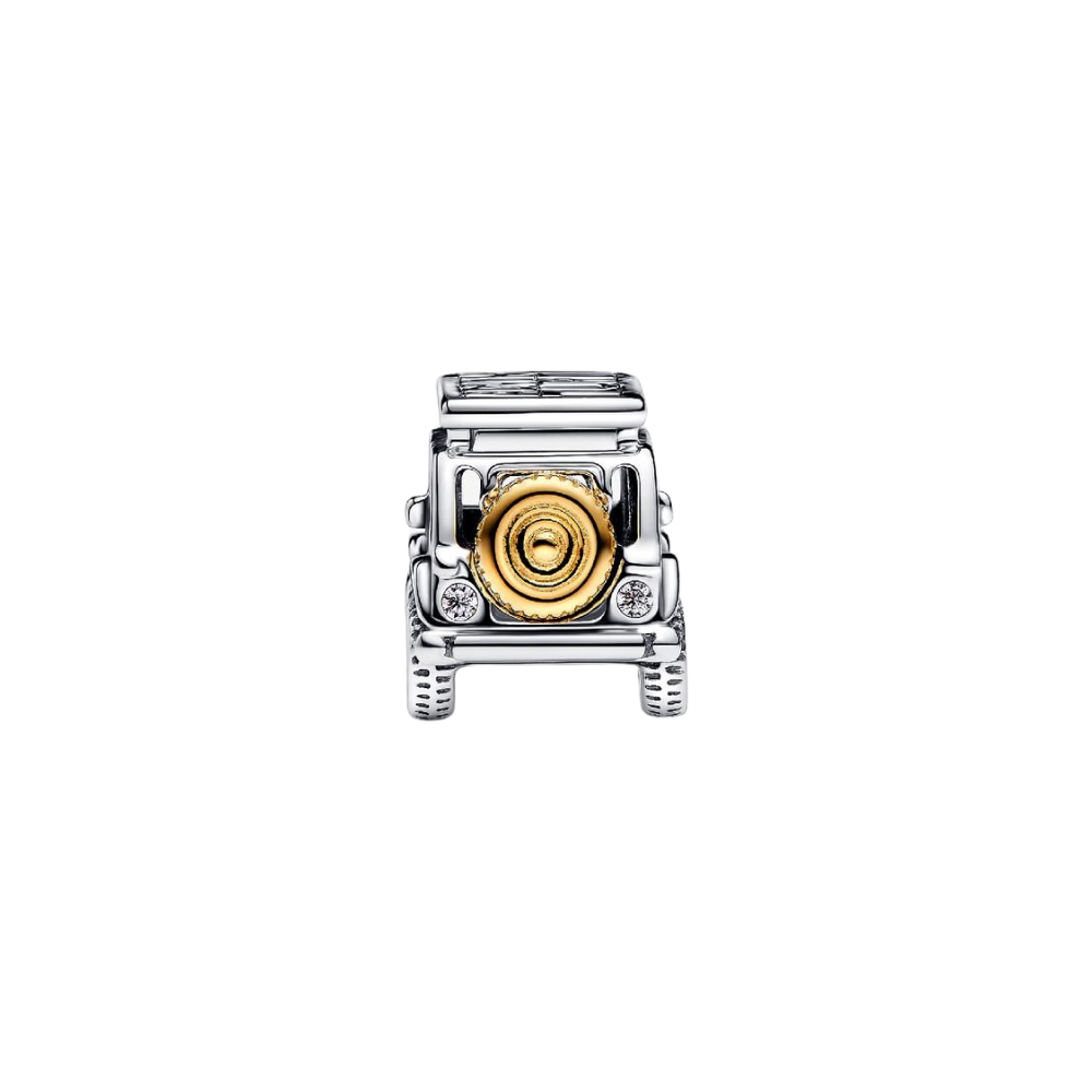 Charm Pandora Coche Aventuras Bicolor en Plata de Primera Ley