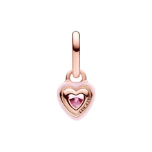 Cargar imagen en el visor de la galería, Mini Charm Colgante Pandora ME Corazón Chakra Rosa