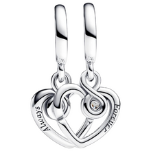 Cargar imagen en el visor de la galería, Charm Pandora Colgante Divisible Para Siempre en Plata de Primera Ley