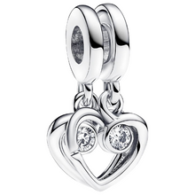 Cargar imagen en el visor de la galería, Charm Pandora Colgante Divisible Para Siempre en Plata de Primera Ley