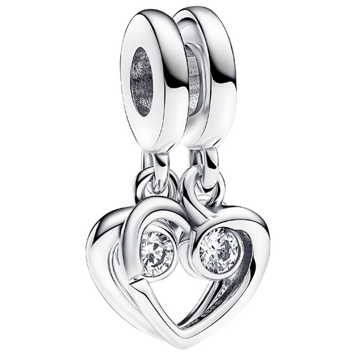 Charm Pandora Colgante Divisible Para Siempre en Plata de Primera Ley