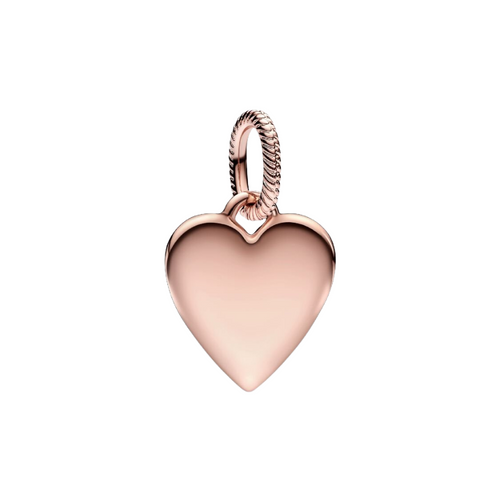 Colgante Pandora Corazón – Recubrimiento en Oro Rosa de 14K