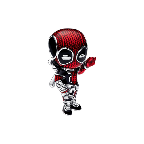 Charm Pandora Deadpool de Marvel – Plata de Primera Ley