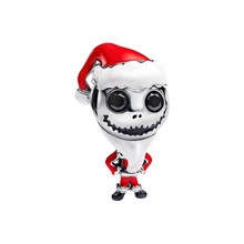 Cargar imagen en el visor de la galería, Charm Pandora Jack Skellington de Pesadilla Antes de Navidad de Disney en Plata de Primera Ley