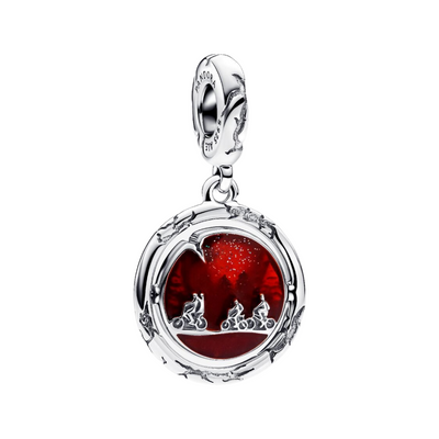Pandora Stranger Things Upside Down Charm-Anhänger, im Dunkeln leuchtend, 925 Sterlingsilber